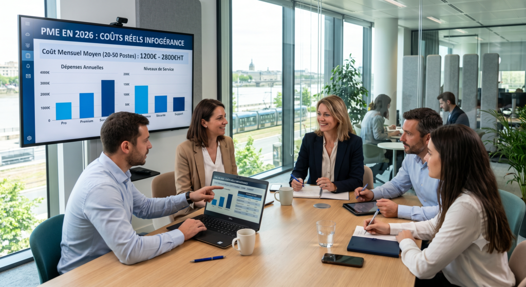 Coûts réels de l'infogérance pour une PME en 2026